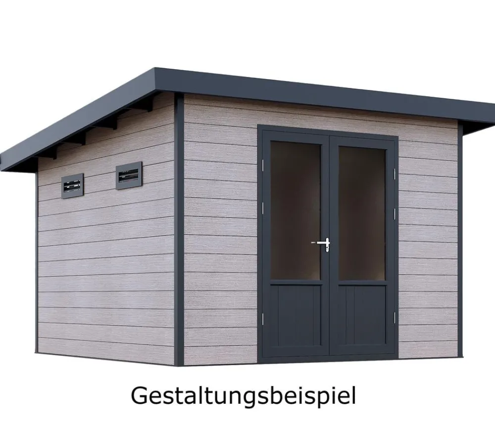 Wolff Finnhaus Gartenhäuser & Gerätehäuser > Gerätehaus Terra 3030, ca. B365/H237/T341 cm