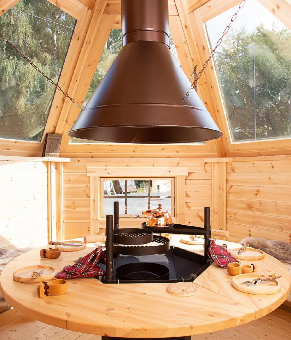 Wolff Finnhaus Zubehör & Ausstattung - Holztisch Grillkota Natur
