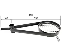 Wolff Finnhaus kleiner Grillhalter Grillkota Basic Schwarz Clearance