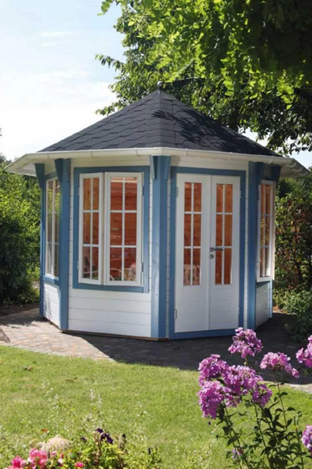 Wolff Finnhaus Pavillon Milano 3.0, ca. B360,3/H330/T360,3 cm Schwarz Clearance