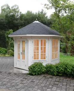 Wolff Finnhaus Pavillons - Pavillon Milano 3.0, ca. B360,3/H330/T360,3 cm Grün