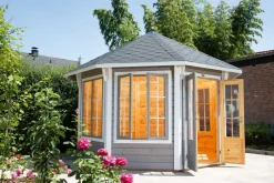 Wolff Finnhaus Pavillons - Pavillon Milano 3.5, ca. B430,1/H346/T430,1 cm Schwarz