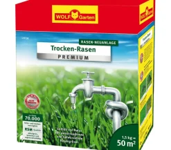 Wolf Garten Rasensamen - Wolf Saatgut Trocken-Rasen Premium