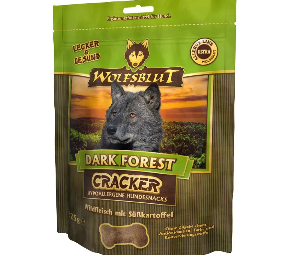 WOLFSBLUT Hundeleckerlies > Hundesnack Cracker Dark Forest Wild, 225 g
