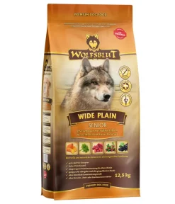WOLFSBLUT Trockenfutter Hund - Trockenfutter für Hunde Wide Plain, Senior, Pferd & Süßkartoffel
