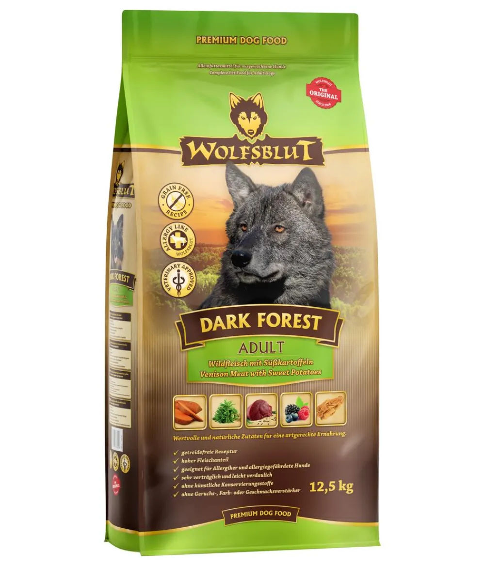 WOLFSBLUT Trockenfutter Hund > Trockenfutter für Hunde Dark Forest, Wild & Süßkartoffeln