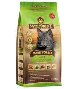 WOLFSBLUT Trockenfutter Hund - Trockenfutter für Hunde Dark Forest, Wild & Süßkartoffeln