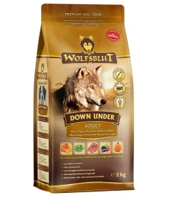 WOLFSBLUT Trockenfutter Hund - Trockenfutter für Hunde Down Under, Adult, Black Angus & Beef