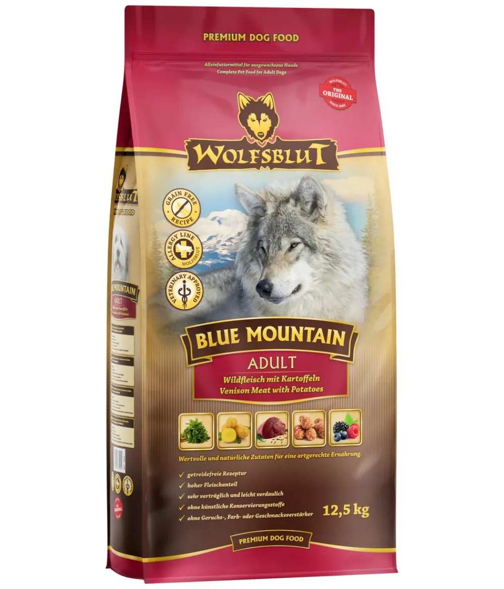 WOLFSBLUT Trockenfutter Hund > Trockenfutter für Hunde Blue Mountain, Adult, Wild & Kartoffeln