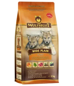 WOLFSBLUT Trockenfutter Hund - Trockenfutter für Hunde Wide Plain, Puppy, Pferd & Süsskartoffeln