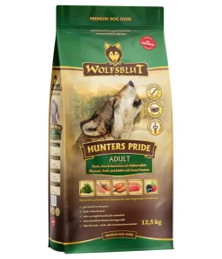 WOLFSBLUT Trockenfutter für Hunde Hunters Pride, Adult, Ente & Kaninchen Clearance