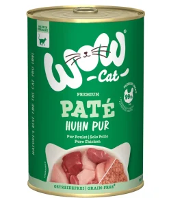 WOW Nassfutter Katze - ® Cat Nassfutter für Katzen Adult, 6 x 400 g