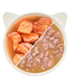WOW Nassfutter Katze > ® Cat Nassfutter für Katzen Multipack Premium Filets in Sauce, Adult, 8 x 85 g