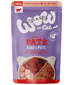 WOW ® Cat Nassfutter für Katzen Multipack Premium Filets, Adult, 6 x 125 g Best