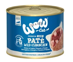 WOW ® Cat Nassfutter für Katzen Premium Paté Senior, 6 x 200 g Sale