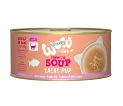 WOW Nassfutter Katze > ® Cat Nassfutter für Katzen Premium Suppe, Adult, 12 x 70 g