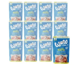 WOW Nassfutter Katze > ® Cat Nassfutter für Katzen Premium Paté Junior, 12 x 125 g