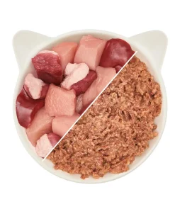 WOW Nassfutter Katze - ® Cat Nassfutter für Katzen Premium Paté Senior, 12 x 125 g