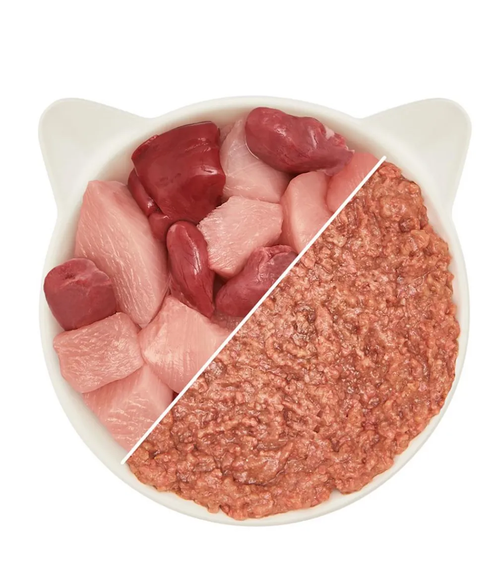 WOW Nassfutter Katze - ® Cat Nassfutter für Katzen Premium Paté Senior,