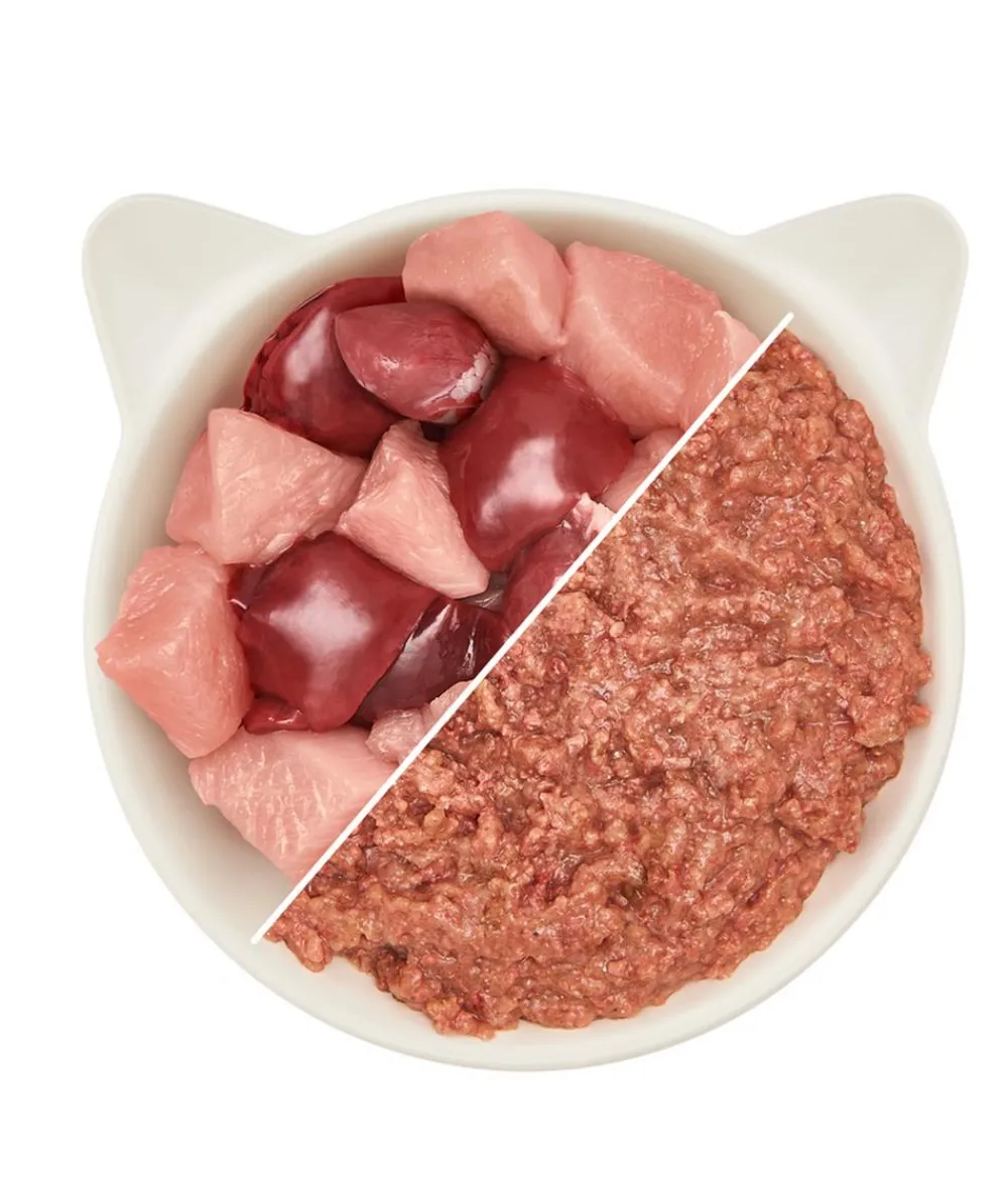 WOW Nassfutter Katze - ® Cat Nassfutter für Katzen Premium Paté Junior, 6 x 200 g