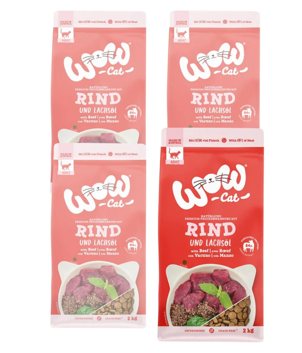 WOW Trockenfutter Katze > ® Cat Trockenfutter für Katzen, Adult