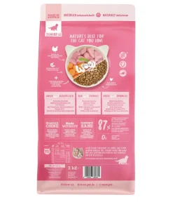 WOW ® Cat Trockenfutter für Katzen, Junior, Geflügel & Karotten Clearance