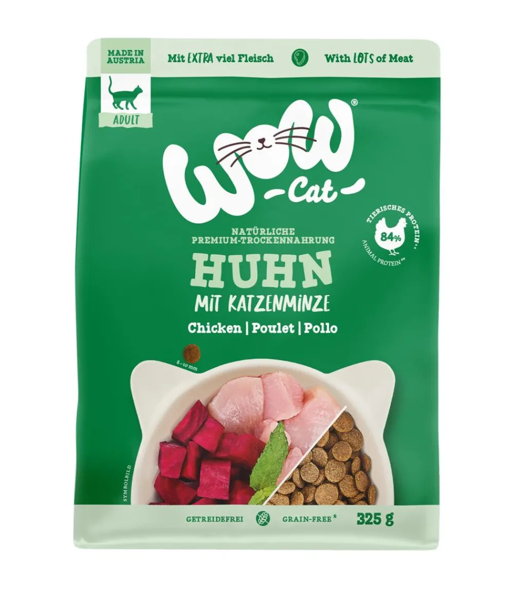 WOW Trockenfutter Katze - ® Cat Trockenfutter für Katzen, Adult