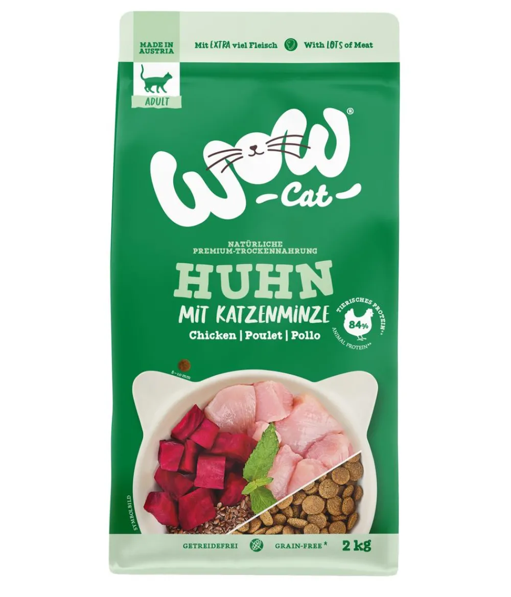 WOW Trockenfutter Katze - ® Cat Trockenfutter für Katzen, Adult