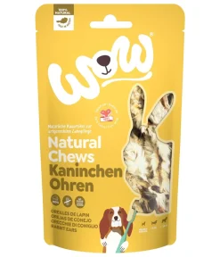 WOW Hundeleckerlies > ® Hundesnack Natural Chews Kaninchenohren, 120 g
