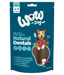 WOW Hundeleckerlies - ® Hundesnack Natural Dentals Mini, 195 g