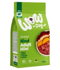 WOW ® Trockenfutter für Hunde Mini Adult, Rind Best