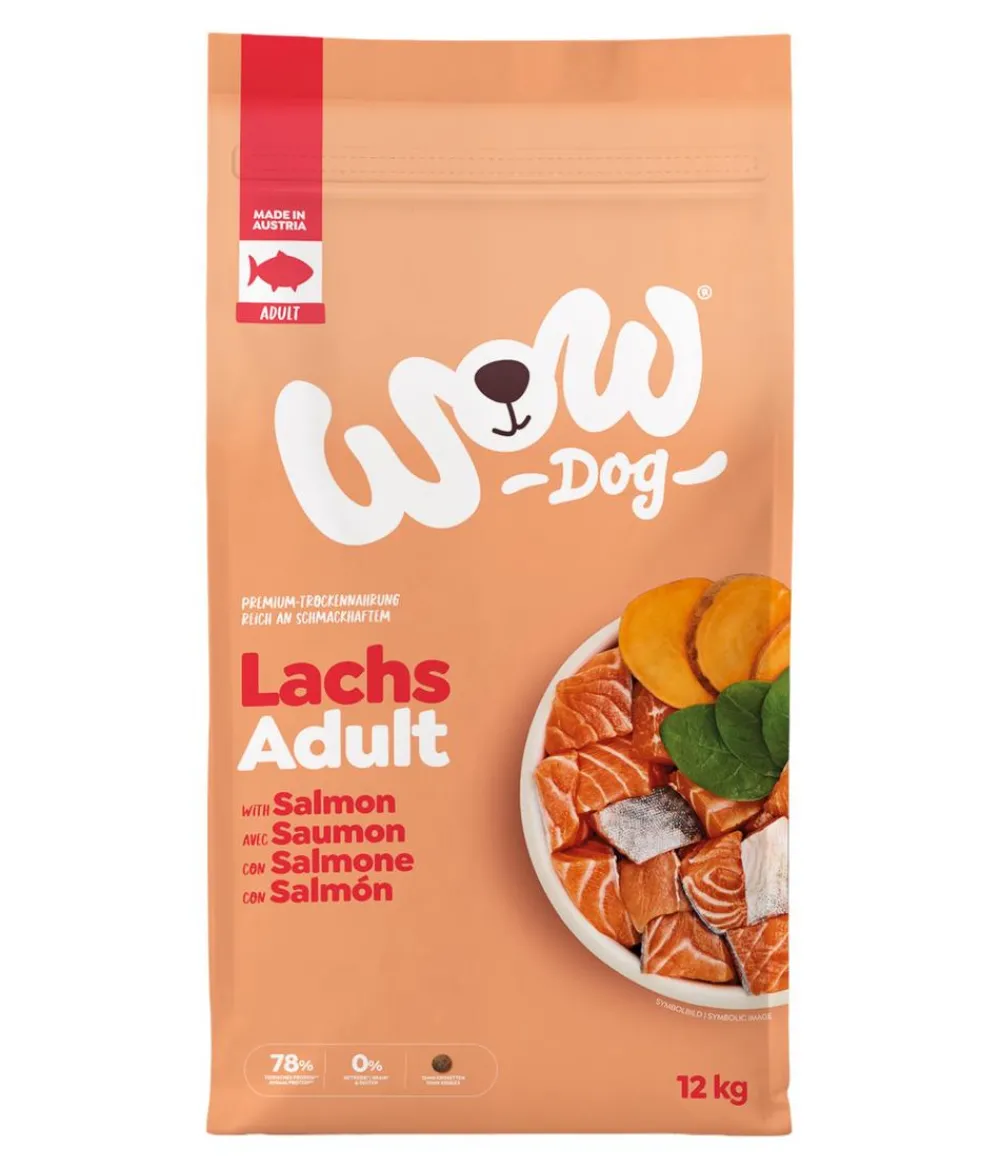 WOW ® Trockenfutter für Hunde Mini Adult, Lachs Online