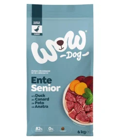 WOW ® Trockenfutter für Hunde Mini Senior, Ente Best