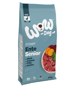 WOW ® Trockenfutter für Hunde Mini Senior, Ente Best