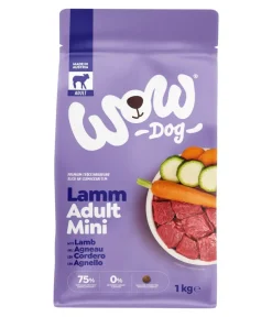 WOW Trockenfutter Hund - ® Trockenfutter für Hunde Mini Adult, Lamm
