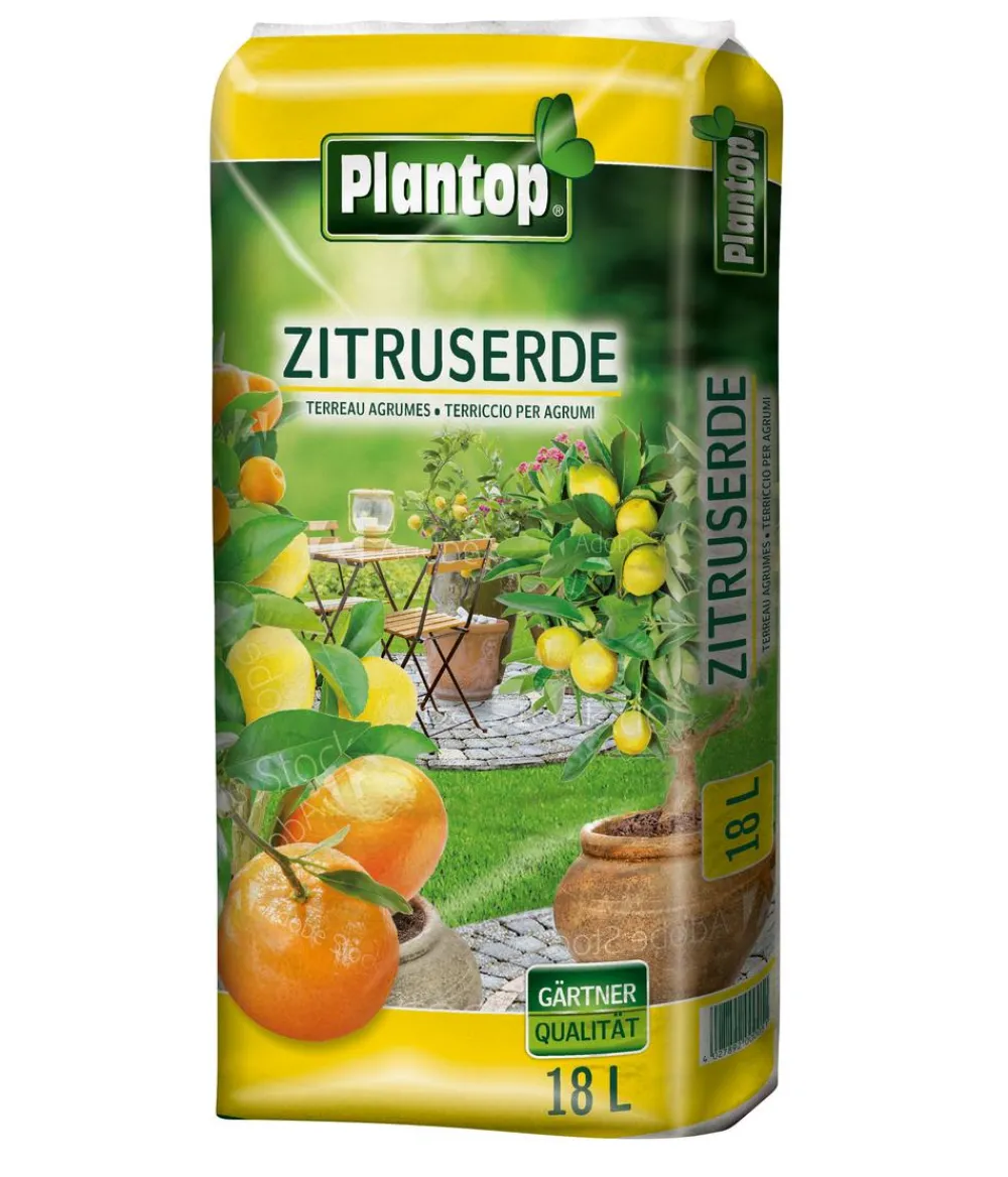 Ziegler Blumenerde|Spezialerde - Plantop Zitruserde, 18 l