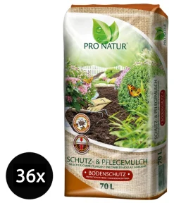 Ziegler Rindenmulch > Pro Natur® Schutz- und Pflegemulch, 36 x 70 Liter