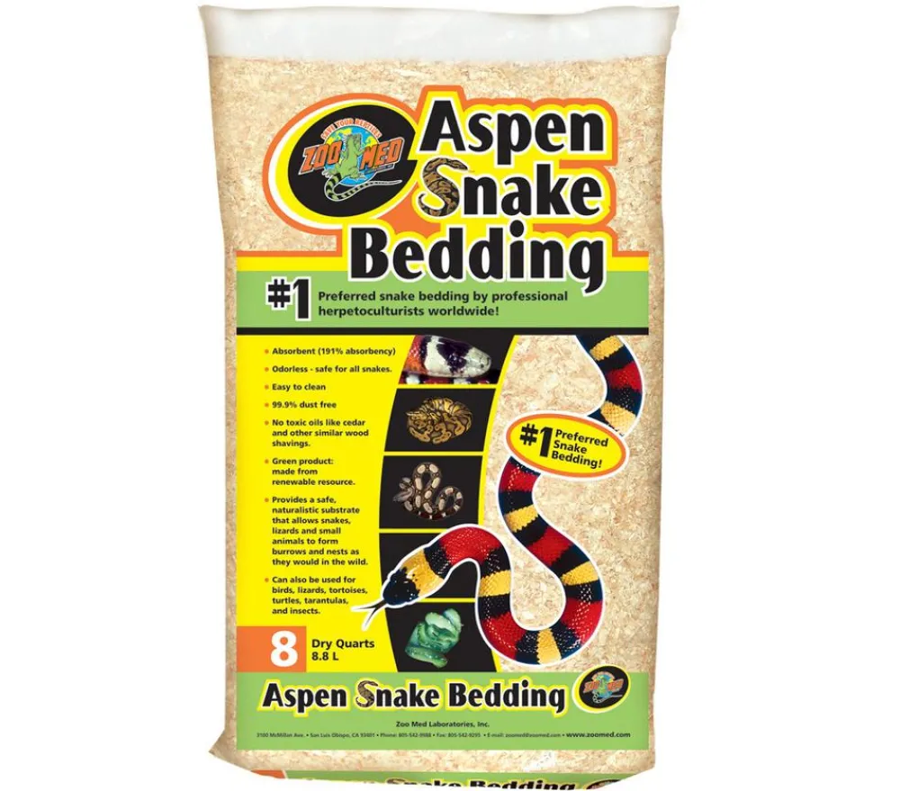 ZooMed Terrarium Zubehör > Zoo Med Aspen Snake Bedding Einstreu, 8,8 Liter