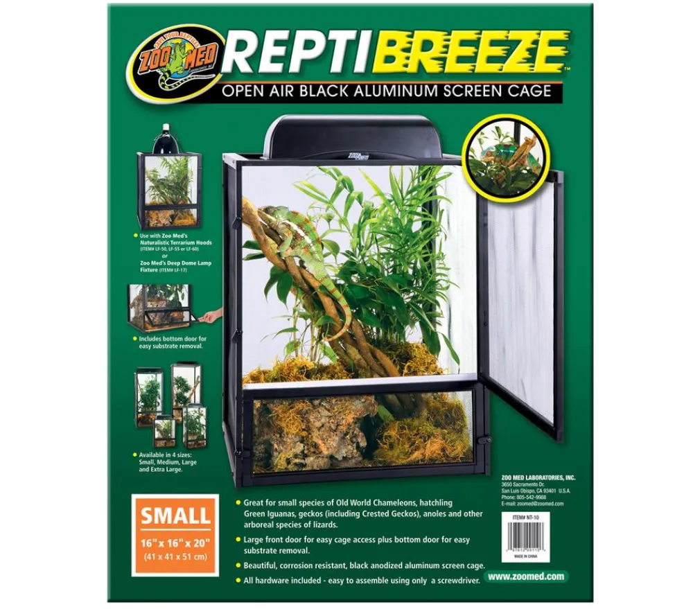 ZooMed Terrarium - Zoo Med Reptibreeze Freiluft Aluminium Gaze Terrarium