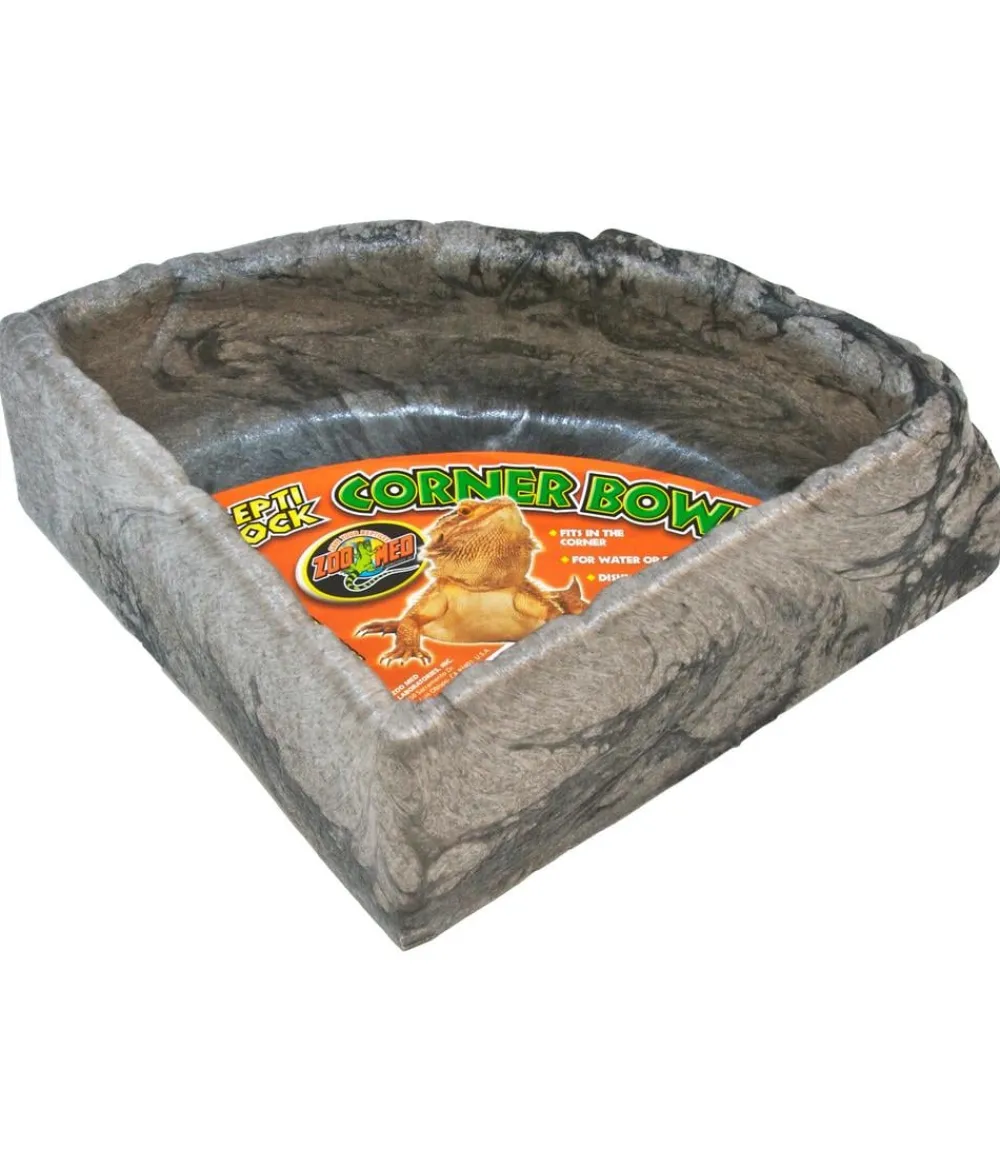 ZooMed Terrarium Zubehör > Terrarienzubehör Repti Rock Corner Water Dish LG